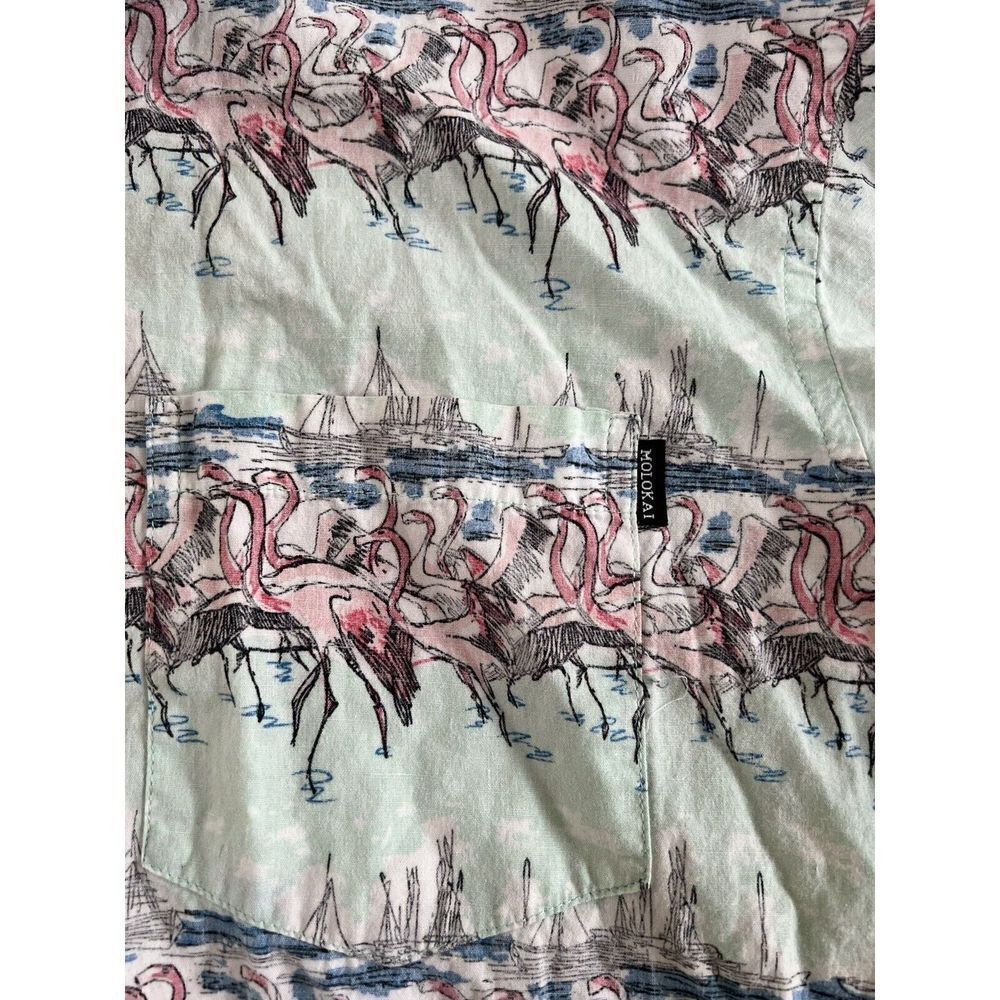 Molokai Surf Co‎ Shirt XL Flamingo Resort Wear.